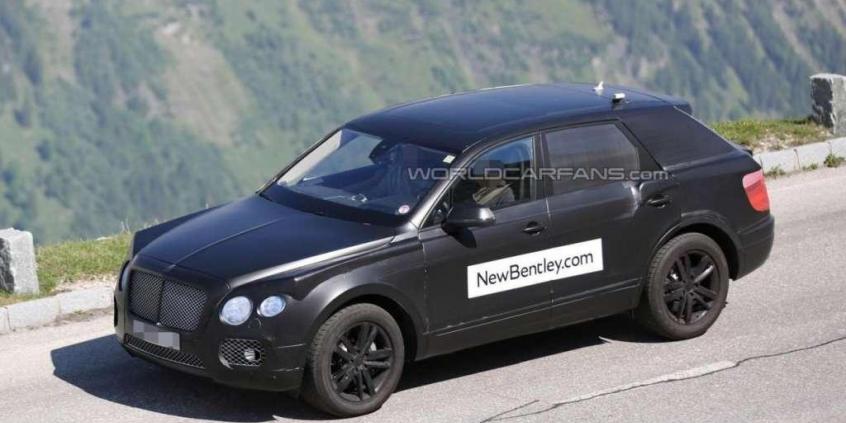 Crossover Bentleya na pierwszych zdjęciach szpiegowskich