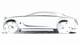 Rolls-Royce Ghost - szkic auta