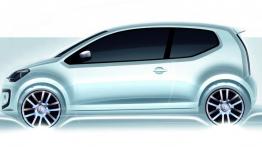 Volkswagen up! - szkic auta