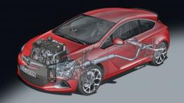 Opel Astra IV OPC - schemat konstrukcyjny auta