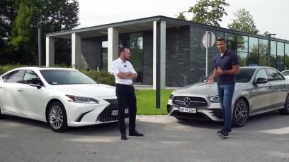 Lexus ES 300h vs Mercedes-Benz E 300 de - luksus za kropelkę