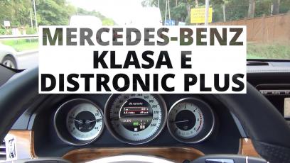Mercedes-Benz Klasa E - działanie systemu Distronic Plus
