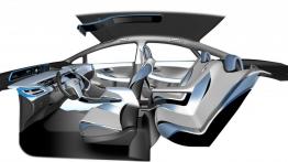 Toyota FCV-R Concept - szkic wnętrza