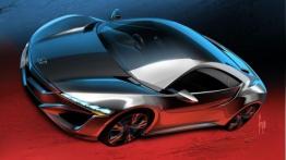 Honda NSX Concept - szkic auta