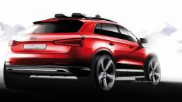 Audi Q3 Vail Concept - szkic auta