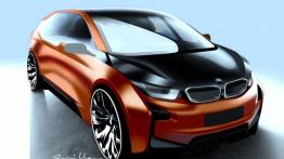 BMW i3 Coupe Concept - szkic auta