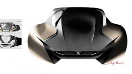 Peugeot Onyx Concept - szkic auta