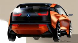 BMW i3 Coupe Concept - szkic auta