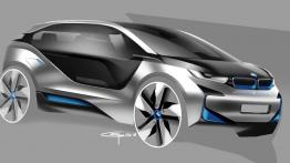 BMW i3 Concept - szkic auta