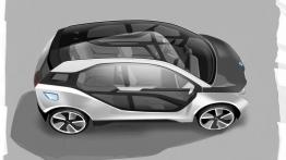 BMW i3 Concept - szkic auta