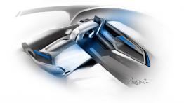 BMW i3 Concept - szkic wnętrza