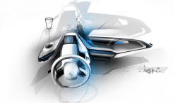 BMW i3 Concept - szkic wnętrza