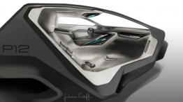 Peugeot Onyx Concept - szkic wnętrza