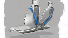 BMW i3 Concept - szkic wnętrza