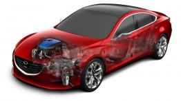 Mazda Takeri Concept - schemat konstrukcyjny auta