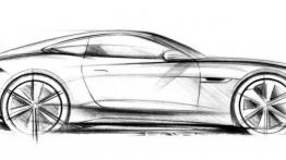 Jaguar C-X16 Concept - szkic auta