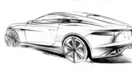 Jaguar C-X16 Concept - szkic auta