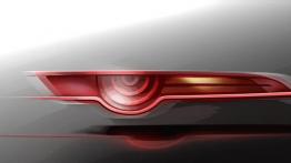 Jaguar C-X16 Concept - szkic elementu nadwozia