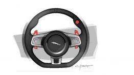 Jaguar C-X16 Concept - szkic wnętrza