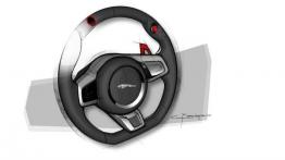 Jaguar C-X16 Concept - szkic wnętrza