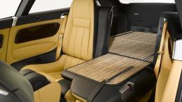 Bentley Continental Flying Star - tylna kanapa złożona, widok z boku