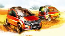 Fiat Simba Concept Car - szkic auta