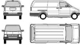 Ford Aerostar - kosmiczny twór
