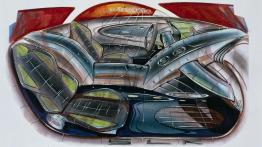 Mercedes Vision SLR - szkic wnętrza
