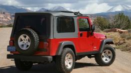 Jeep Wrangler - widok z tyłu