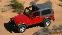 Jeep Wrangler - widok z góry
