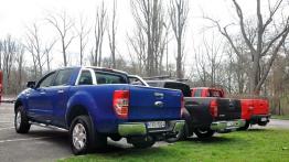 Ford Ranger T6 przed premierą - widok z tyłu