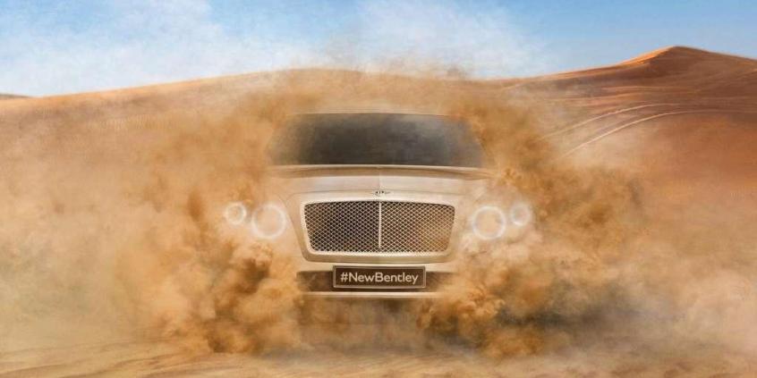 SUV Bentleya na pierwszym zdjęciu - pustynny miraż?