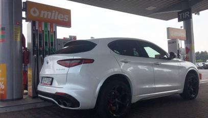 #alfaromeo #stelvio #quadrifoglio #stelvioquadrifoglio #alfaromeostelvio #testdrive #tankowanie #circlek