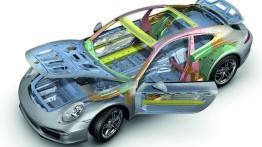 Porsche 911 (991) Carrera S - schemat konstrukcyjny auta