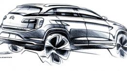Citroen C4 Aircross - szkic auta