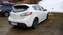 Białe szaleństwo  -  Mazda 3 MPS