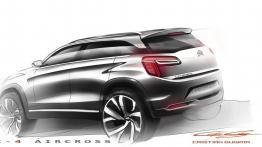 Citroen C4 Aircross - szkic auta