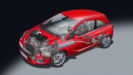 Opel Corsa E (2015) - wersja 3-drzwiowa - schemat konstrukcyjny auta