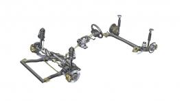 Opel Corsa E (2015) - wersja 3-drzwiowa - schemat konstrukcyjny auta