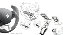 Peugeot 208 - wersja 5-drzwiowa - szkic wnętrza