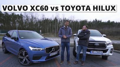 Toyota Hilux vs Volvo XC60 - czasem trzeba improwizować