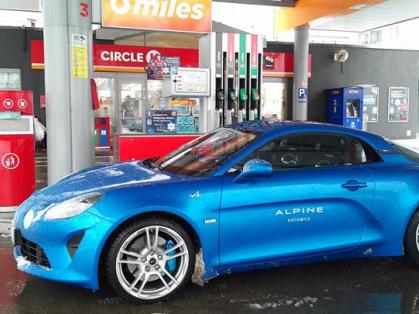 #Alpine #A110 #CircleK #tankowanie
