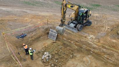 Odkrycie na budowie S8. Wrak niemieckiego samolotu pod Wrocławiem