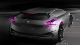 Peugeot HX1 Concept - szkic auta