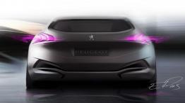 Peugeot HX1 Concept - szkic auta