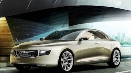 Volvo Universe Concept - przód - reflektory włączone