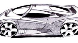 Seat Cupra GT - szkic auta