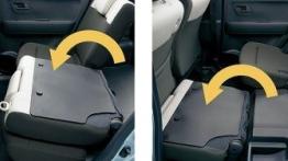 Honda Zest - tylna kanapa