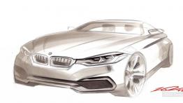 BMW serii 4 Coupe Concept - szkic auta