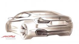 BMW serii 4 Coupe Concept - szkic auta